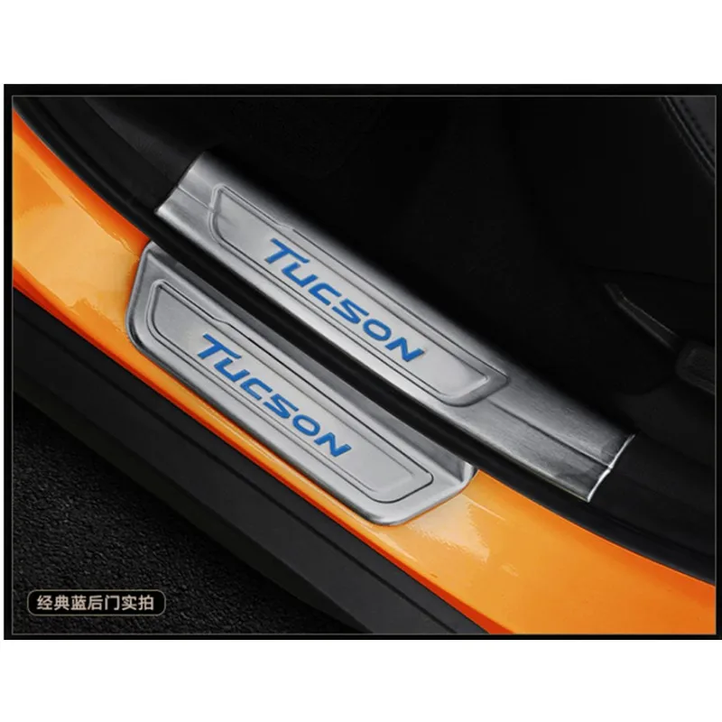 Высокое качество нержавеющая сталь пластина порога Добро пожаловать педаль