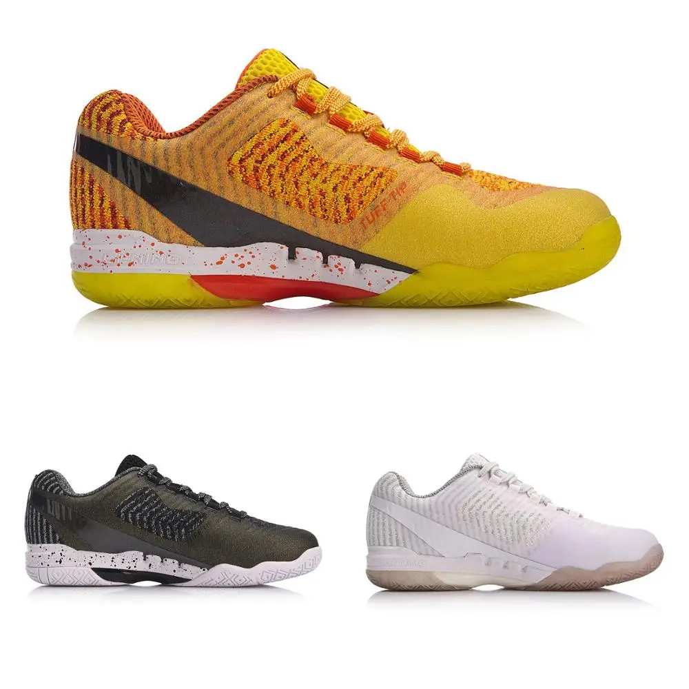 Li-Ning Мужская Пионерская профессиональная обувь для бадминтона LN BOUNSE с подкладом, носимая спортивная обувь, кроссовки AYAN011 XYY083