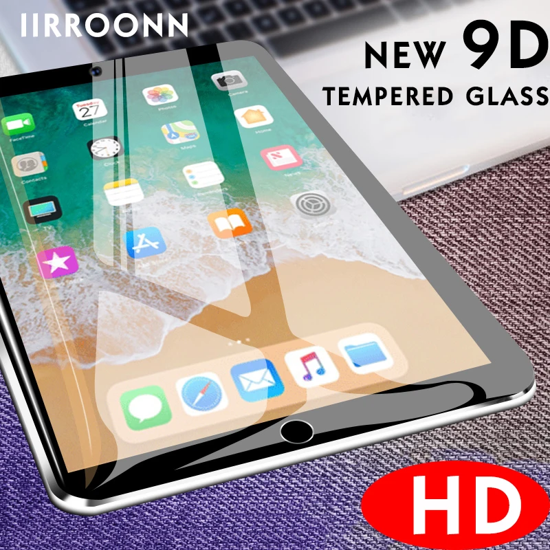 Anti-Blue Light Tempered Glass For Apple iPad 2017 2018 Screen Protector for Tablet Protective Film IIRROONN | Компьютеры и офис - Фото №1