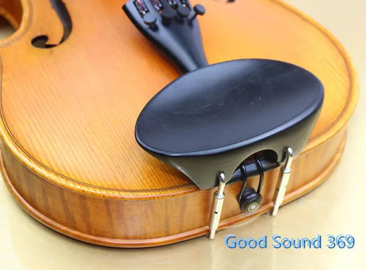 

1pcs Ebony 4/4 Violin Chin rest + Silver Screw, violin parts accessories