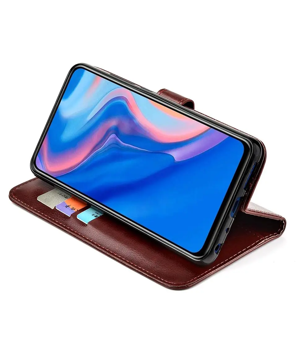 Кожаный флип-чехол для Huawei P smart Z 2019 чехол Psmart телефона Smart smartZ | Мобильные телефоны