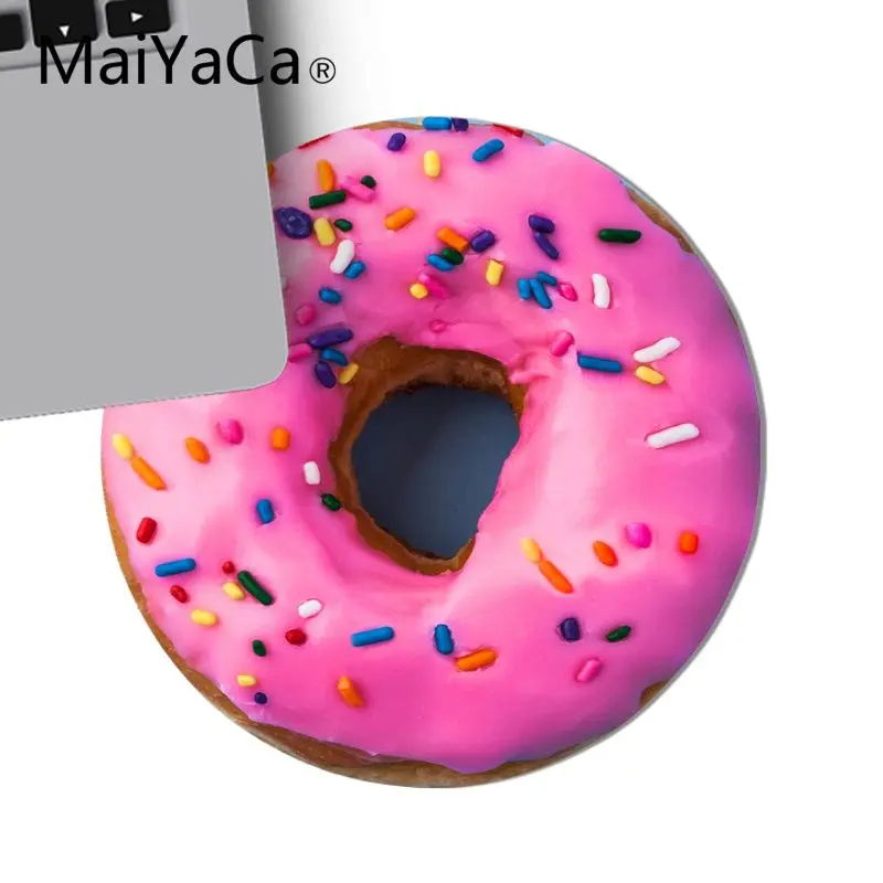 Восхитительные разноцветные офисные пончики Maiyaca геймерский круглый коврик для