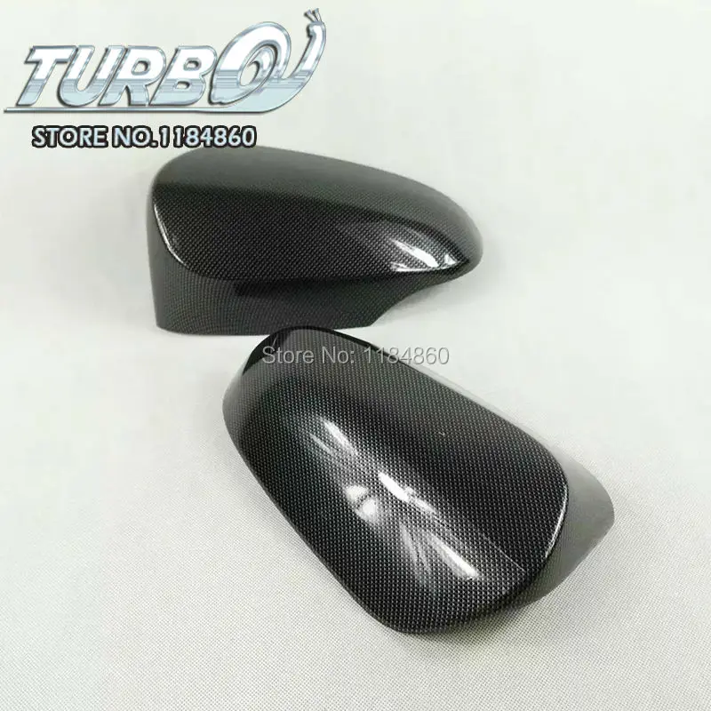 2PCS/set Car Styling Carbon Fiber Text ABS Door Rearview Mirror Cover Sticker For Toyota Auris 2012 2013 2014 2015 | Автомобили и