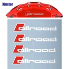 4 шт. Allroad Германия Oracal Автомобильные тормоза наклейки для Audi A1 A3 A4 A4L A6 A6L A7 A8 Q3 Q5 Q7 TT S RS