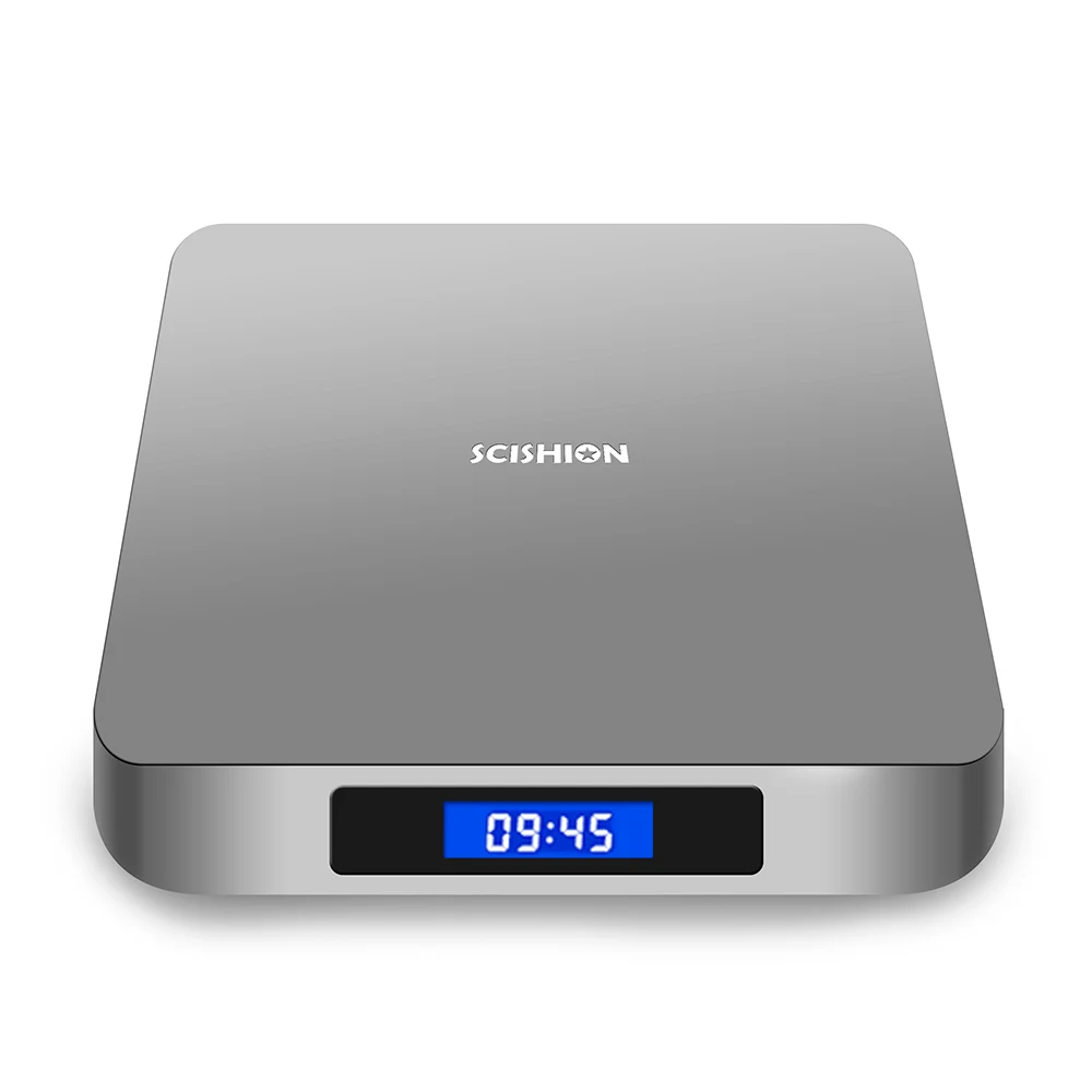 SCISHION Ай одна Android 8 1 ТВ-бокс на Rockchip 3328 4 GB 32 GB/2 16 2 4G Wi-Fi USB3.0 Bluetooth4.0 Декодер каналов