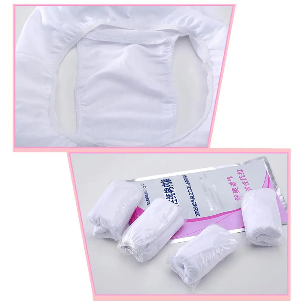 4 PCS Disposable Underwear Sanitary Safety Briefs Maternal Supplies Travel Prenatal Postnatal Supplies