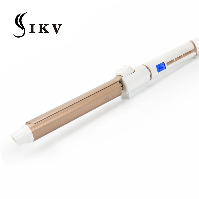 IKV Новое поступление керамические электрические волнистые щипцы для завивки