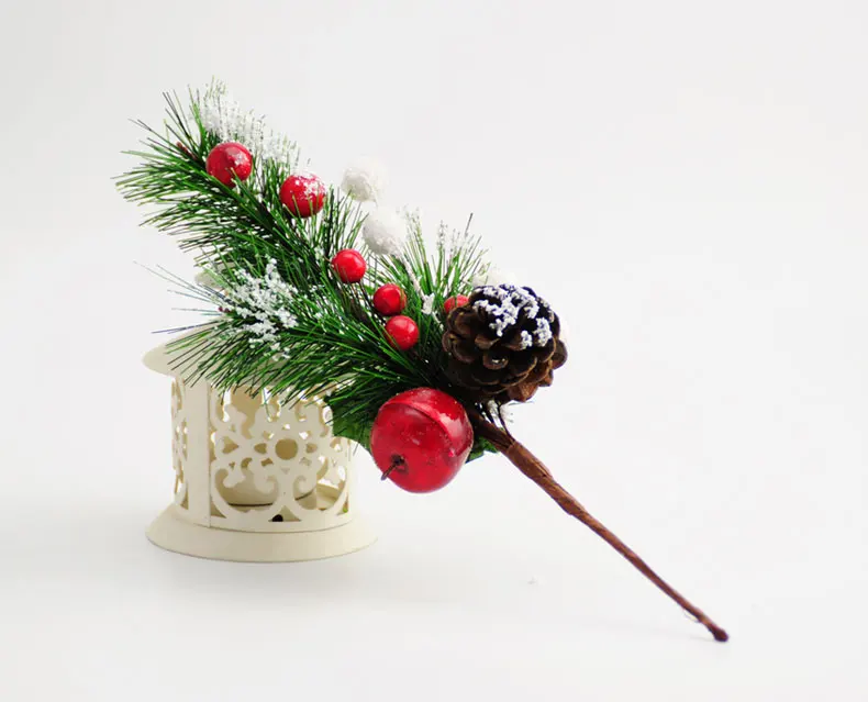 Искусственный Рождественский цветок новый xmastree украшения кедровые орехи фрукты