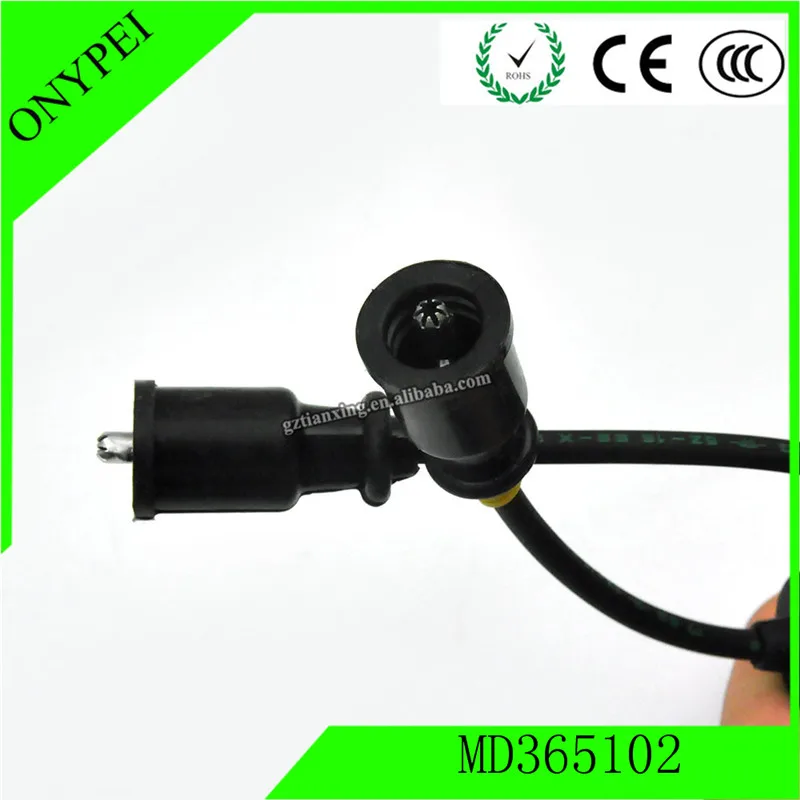 MD365102 2 шт. кабель зажигания Свеча набор проводов для Mitsubishi Lancer GX 4G18|Свечи и