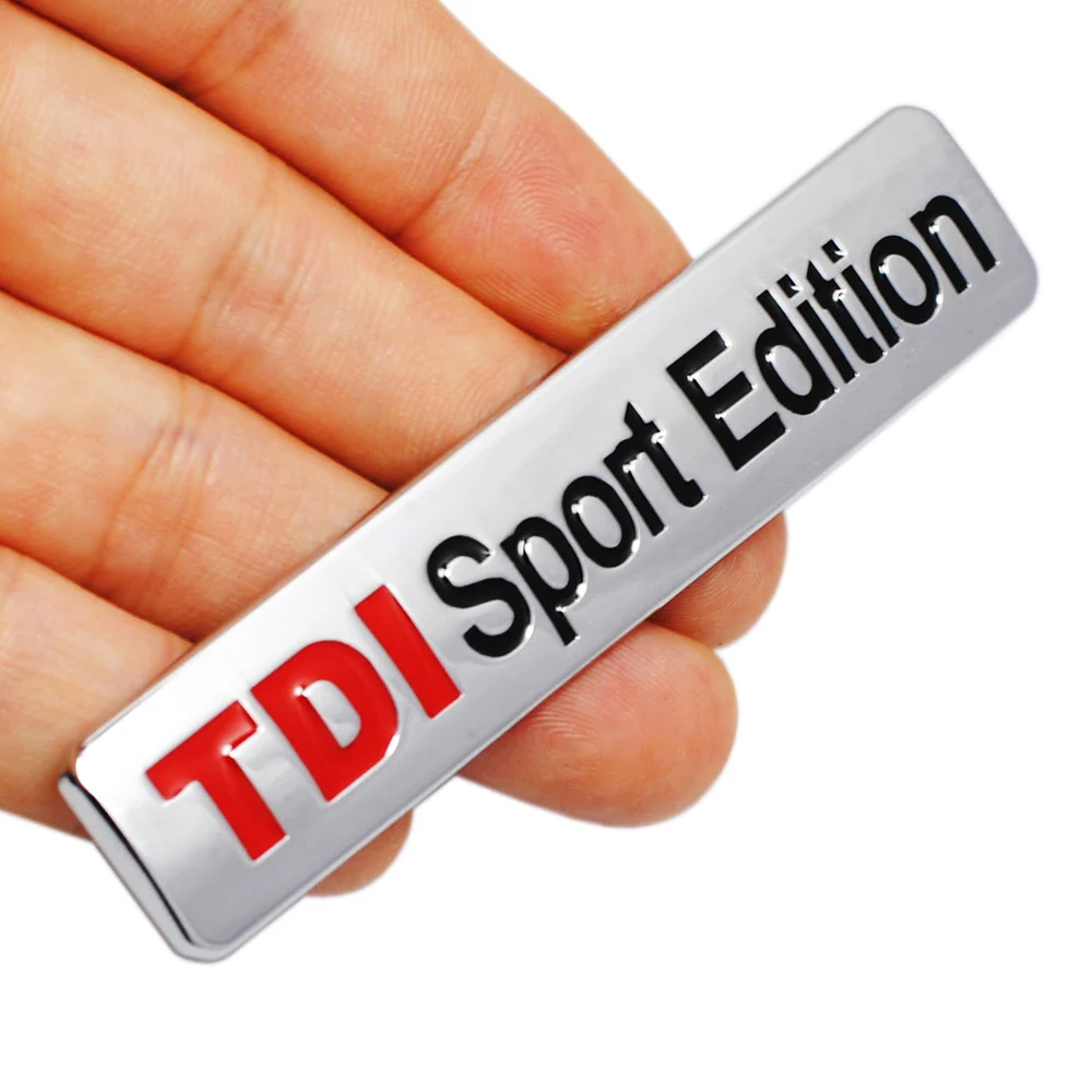 JDM наклейка металлический красный TDI спортивный выпуск логотип турбо автомобиль
