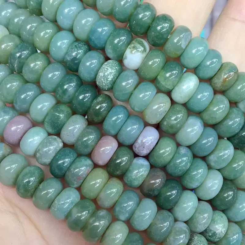 12 цветов BEADZTALK разноцветные каменные бусины 5x8 мм Rondelle Wheel Abacus Bead Howlite оникс