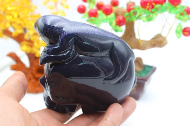 650g искусственный кварц синий пятнистый песок искусственная ящерица | Дом и сад