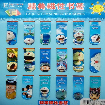 Канцелярские товары магнитная закладка с рисунками из мультфильмов Магнит 18 шт.