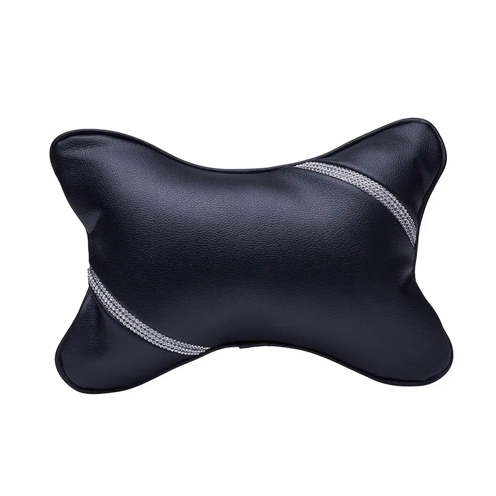 1 пара искусственная кожа авто подушка для шеи Отдых подголовник сиденья подушки