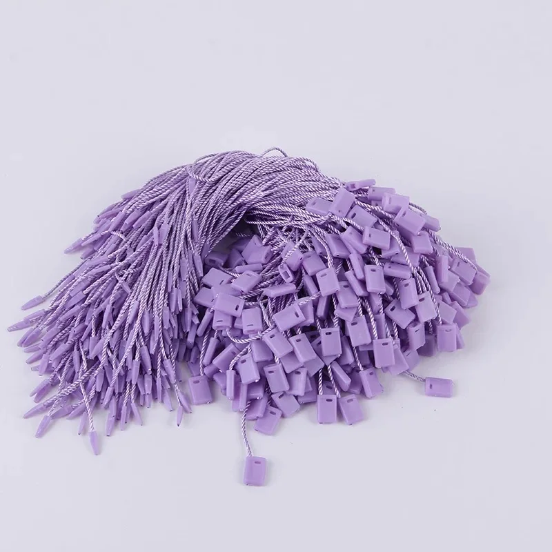C30 Violet 100 шт. веревка для бирки одежды 32 цвета шнуры полиэфирные Висячие таблетки для одежды сумки бирки карты, DIY Одежда этикетки аксессуары - Цвет: C30 Violet