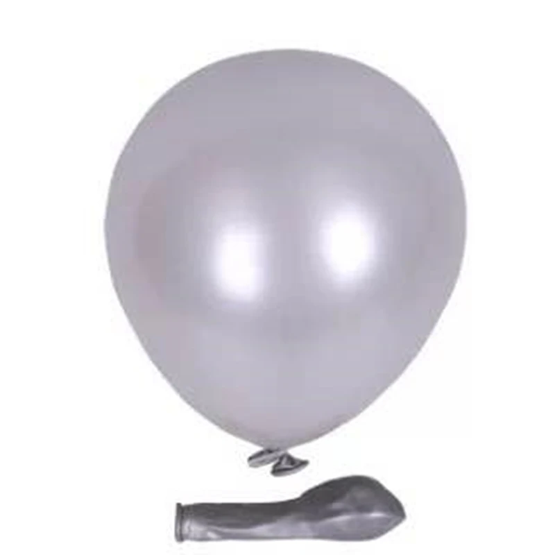 20pcs Silver 20 шт 5 дюймов 1,2 г воздушные шары надувные свадебные украшения для дня рождения Детские воздушные шары для дня рождения Надувные латексные шары - Цвет: 20pcs Silver