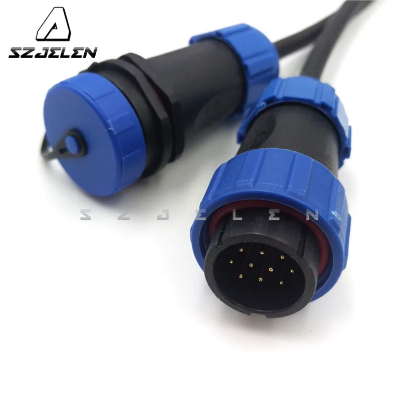 SP2110/SY2111 Sindax пара водонепроницаемый авиационный кабельный разъем 10 контактов IP68
