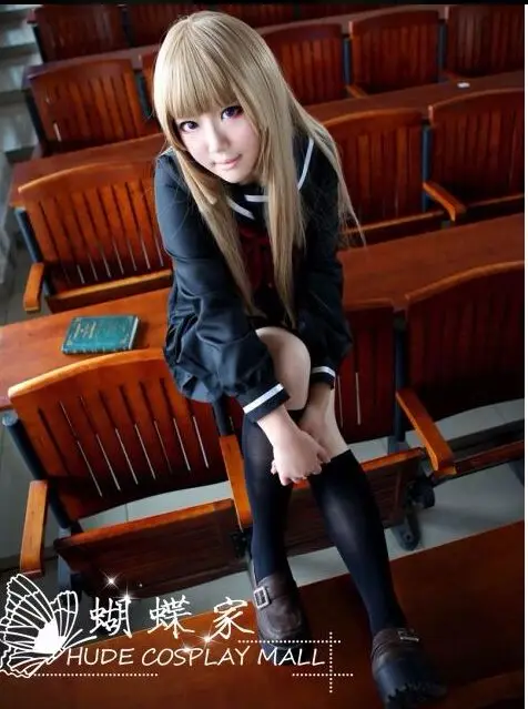Аниме Blast of Tempest fuwa aika Косплей Костюм Платье школьная форма на заказ любой размер |