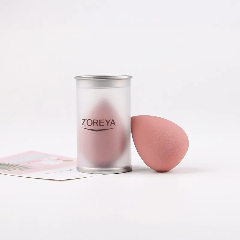 brown egg1 Бренд Zoreya, 1 шт., губка для основы, мягкая, форма капли воды, косметическая пуховка для леди, макияж, высокое качество, инструмент для макияжа лица - Цвет: brown egg1