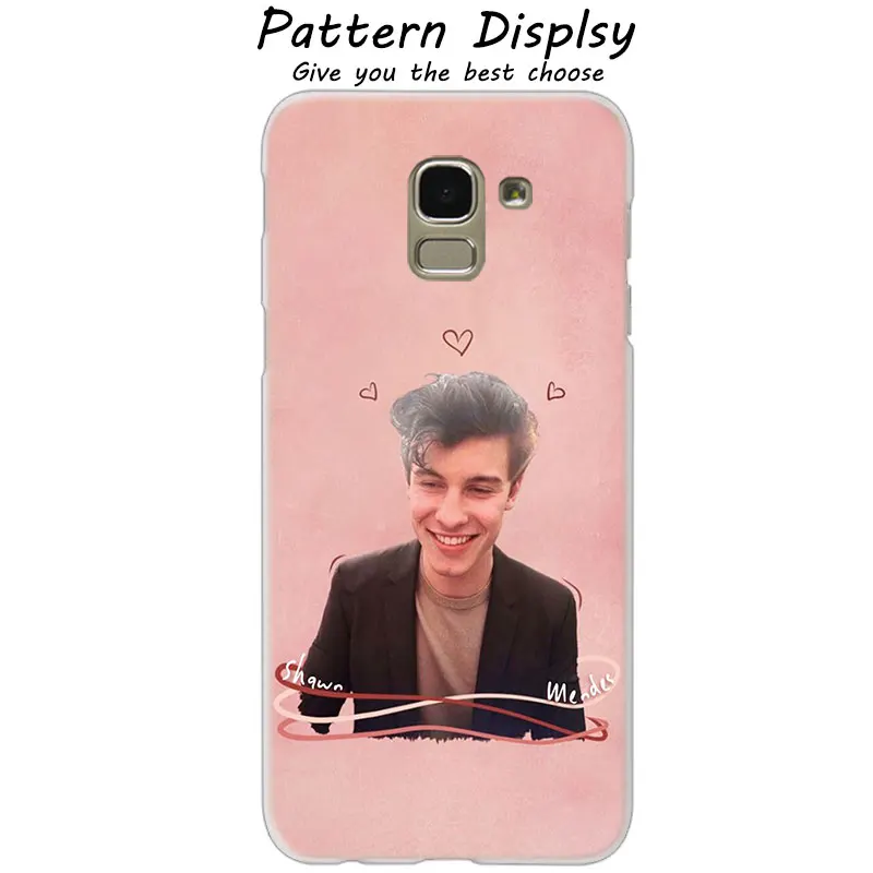 05 MLLSE Shawn Mendes розовый художественный Прозрачный чехол для samsung Galaxy J2 J4 CORE J3 J5 J7 EU J8 J6 J4 Plus J7 Prime - Цвет: 05