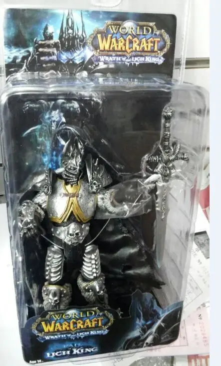 2016 новинка Бесплатная доставка Высококачественные фигурки из игры WOW Toy Lich King Alsace