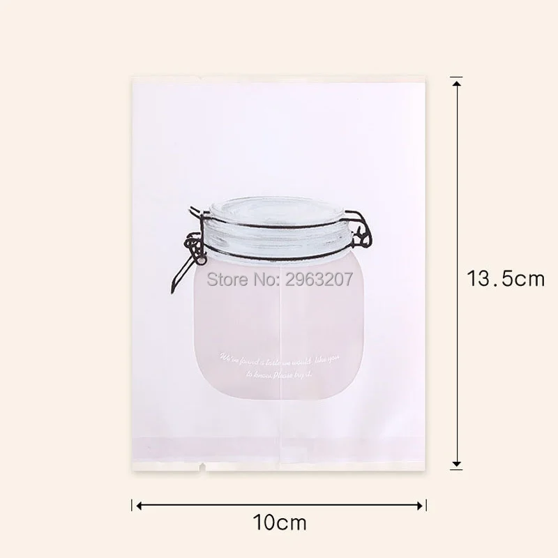 1000 шт Mason Jar Shaped контейнер для еды пластиковый пакет прозрачная бутылка хранения