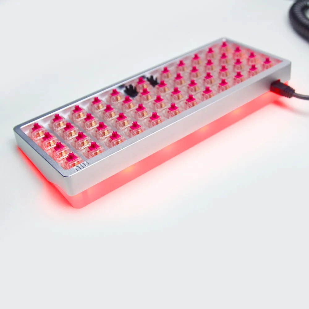 KBDfans NIU мини 40% макет пользовательская механическая клавиатура PCB RGB подземная QMK