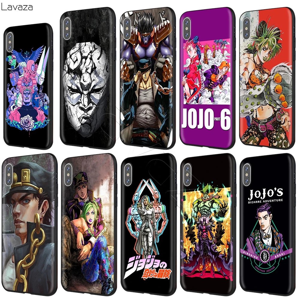 Lavaza приключения Джоджо JoJo аниме чехол для iPhone 12 11 Pro XS Max XR X 8 7 6 6S Plus 5 5s se|Бамперы| |