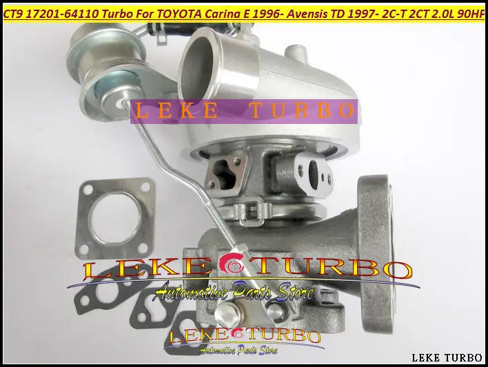 Бесплатная доставка CT9 CT12B 17201 64110 Турбокомпрессор для TOYOTA Carina E 96 Avensis 97 2C T 2CT 2.0L