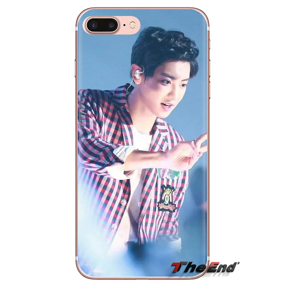 Chanyeol Park Chan Yeol Exo Kpop For iPod Touch Apple iPhone 4 4S 5 5S SE 5C 6 6S 7 8 X XR XS Plus MAX Silicone Phone Skin Cover |