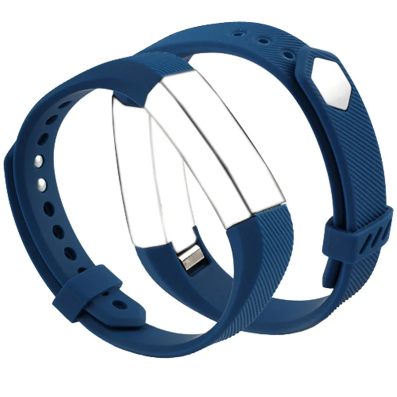 Регулируемые сменные полосы для fitbit Ace/Alta HR, 15 цветов на выбор, с металлической застежкой и ультратонким противоскользящим кольцом