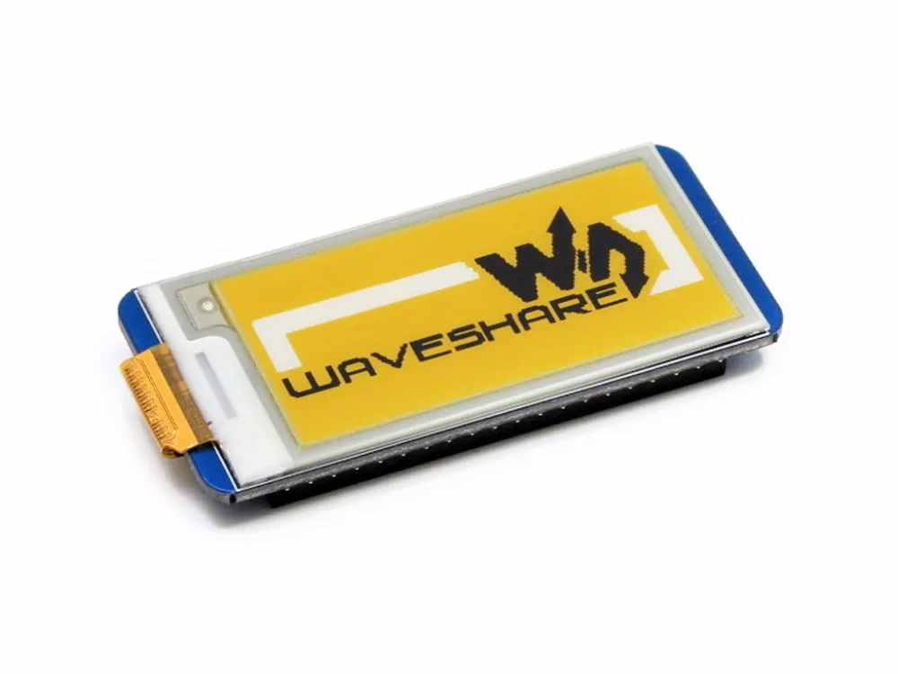 Waveshare2.13inch e Paper HAT (C) 212x104 E paper для Raspberry Pi2B/3B/Zero W желтый черный белый трехцветный