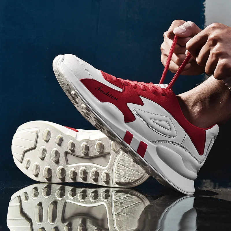 TECTOP New Autumn Winter Trend Men's Walking Shoes Wild Stitching Vamp Casual Large Size Sports 46 | Спорт и развлечения