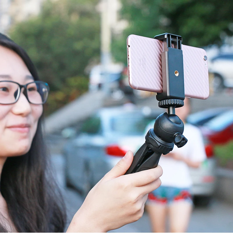 Мини-штатив Ulanzi с держателем для телефона штатив-монопод смартфонов iPhone Canon Nikon