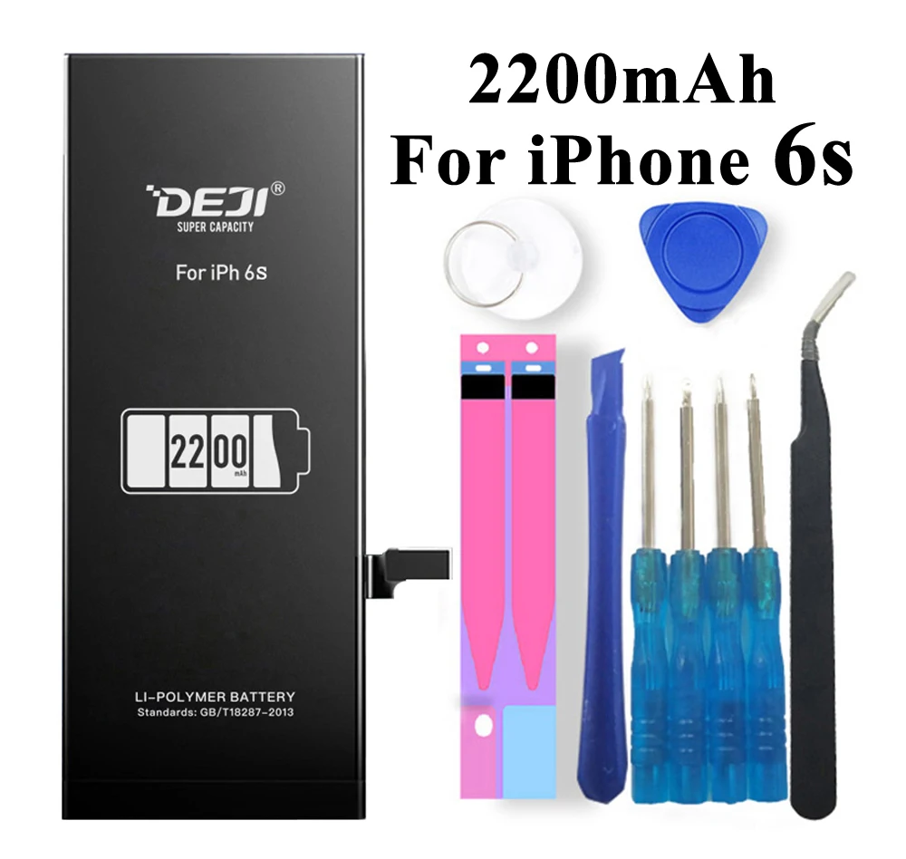 Аккумулятор для iPhone 6s Plus X iPhone 6s 6s/6s P 1715-3410 мАч встроенные литий-полимерные аккумуляторы+ инструменты для Apple iPhone X 6s Plus батарея