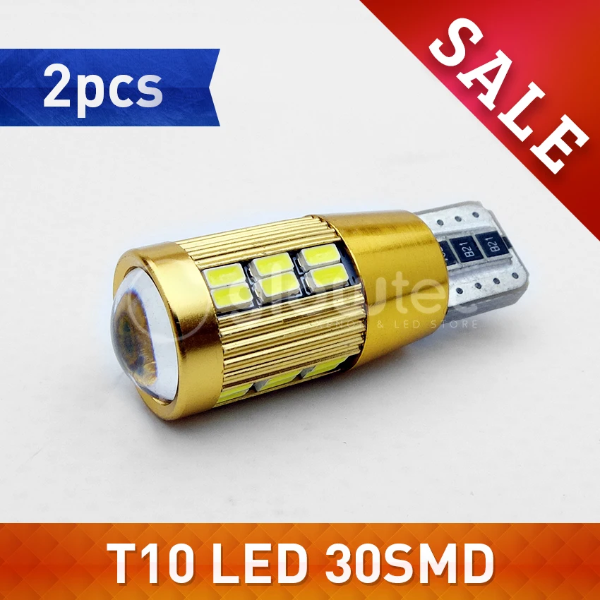 2 шт. T10 30smd автомобильное наружное светодиодное освещение автомобильные
