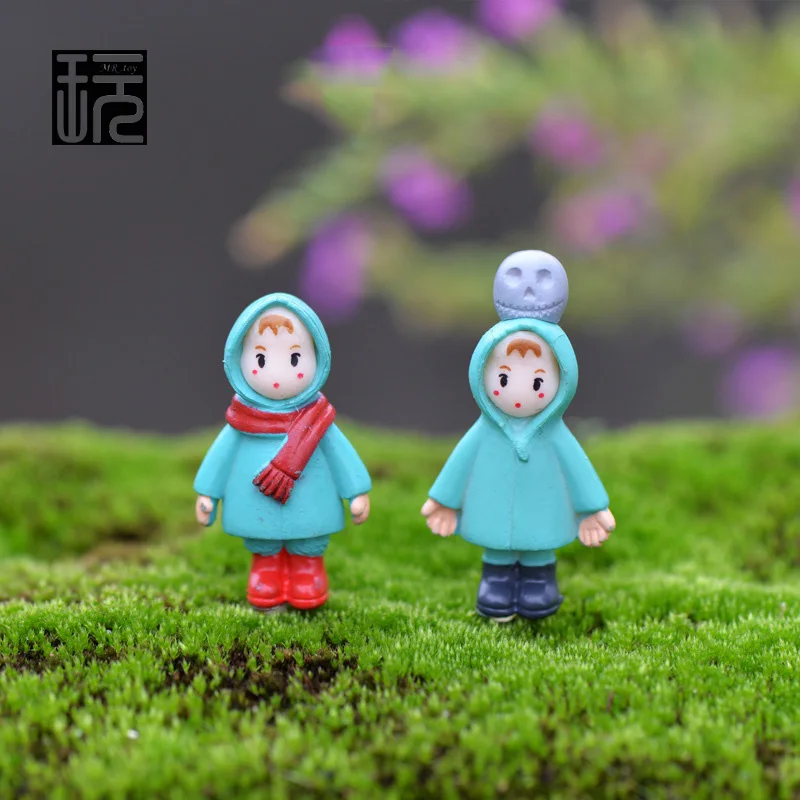 2 шт./партия смешанные стили Тоторо зима может девушка куклы и аниме фигурка