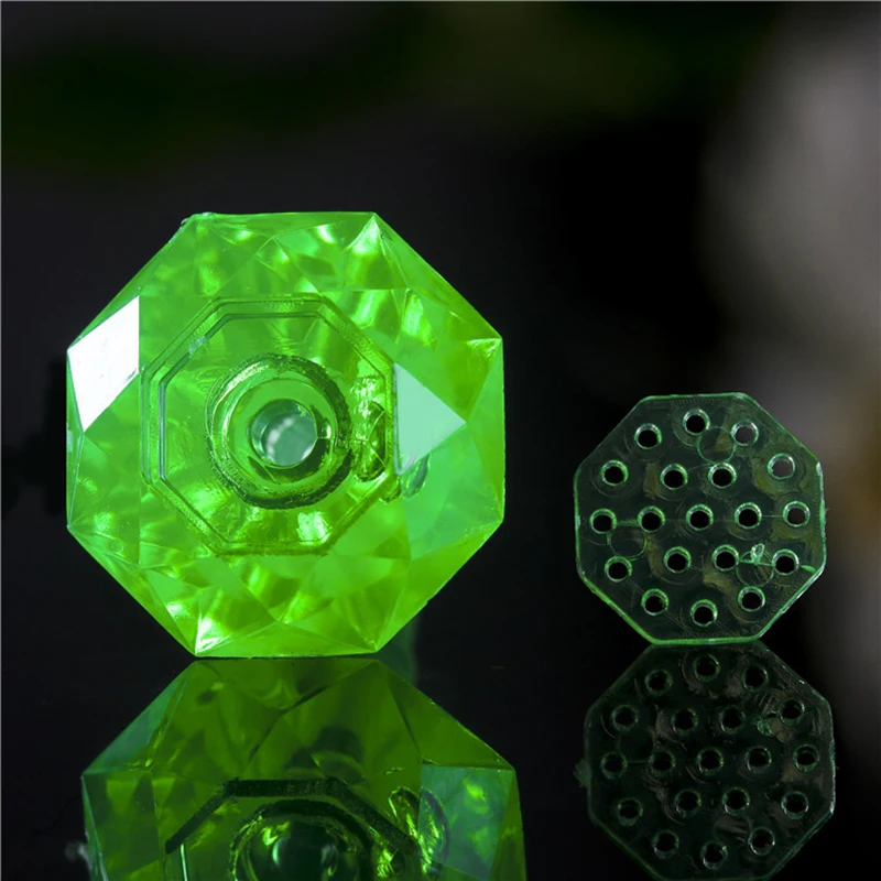 Уютный момент разноцветный бриллиантовый форма кальян глушитель пластиковый