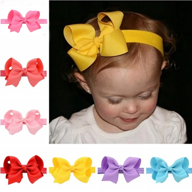 

Retail 1pcs New Fashion Hot children kids Baby Girl Bow Headband Toddler Headwear hair band Hair Accessories A067-16