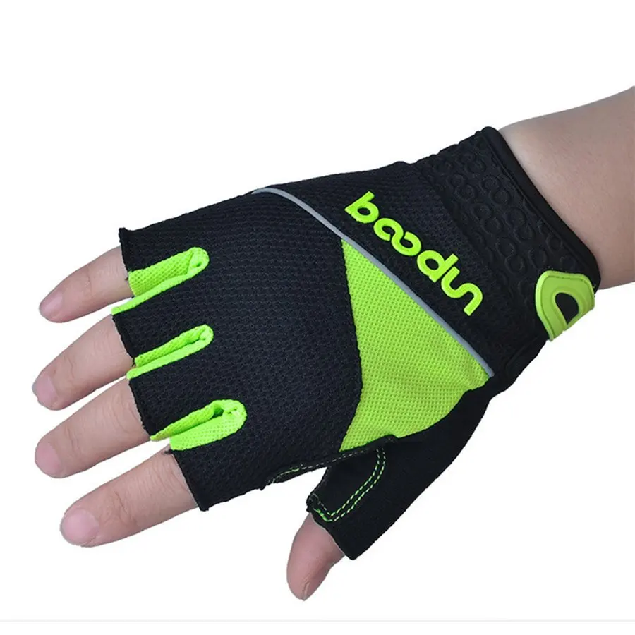 

Boodun Outdoor Half Finger Cycling Gloves mtb Gel Pad Bicycle Gloves Shckproof Comfortable BiKE Gloves
