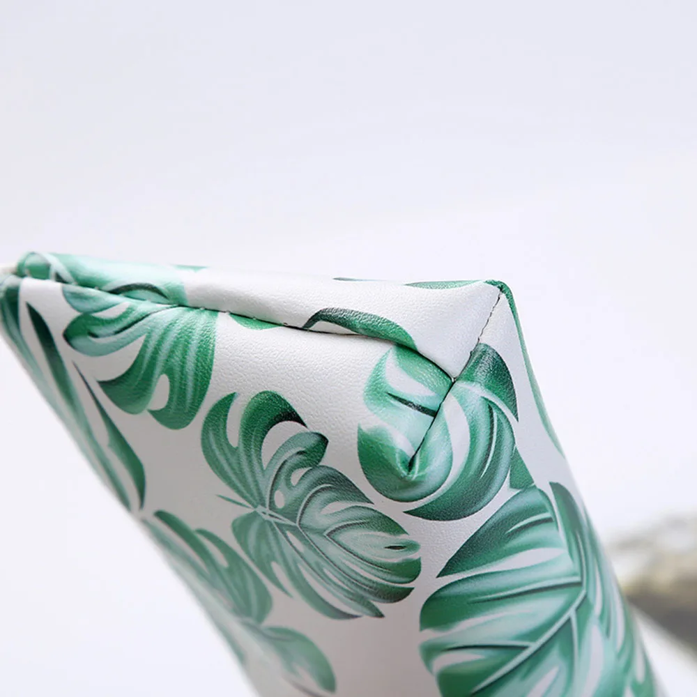 Чехол для карандаша из ПУ кожи 1 шт. канцелярские принадлежности пенал с зелеными