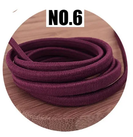 NO6 Meetee 5/10/20M 5mm Thickened Color Elastic Rope Rubber Band Thick Elastic Band DIY Head Rope Belt Sew Scrapbooking Accessories - Цвет: NO6