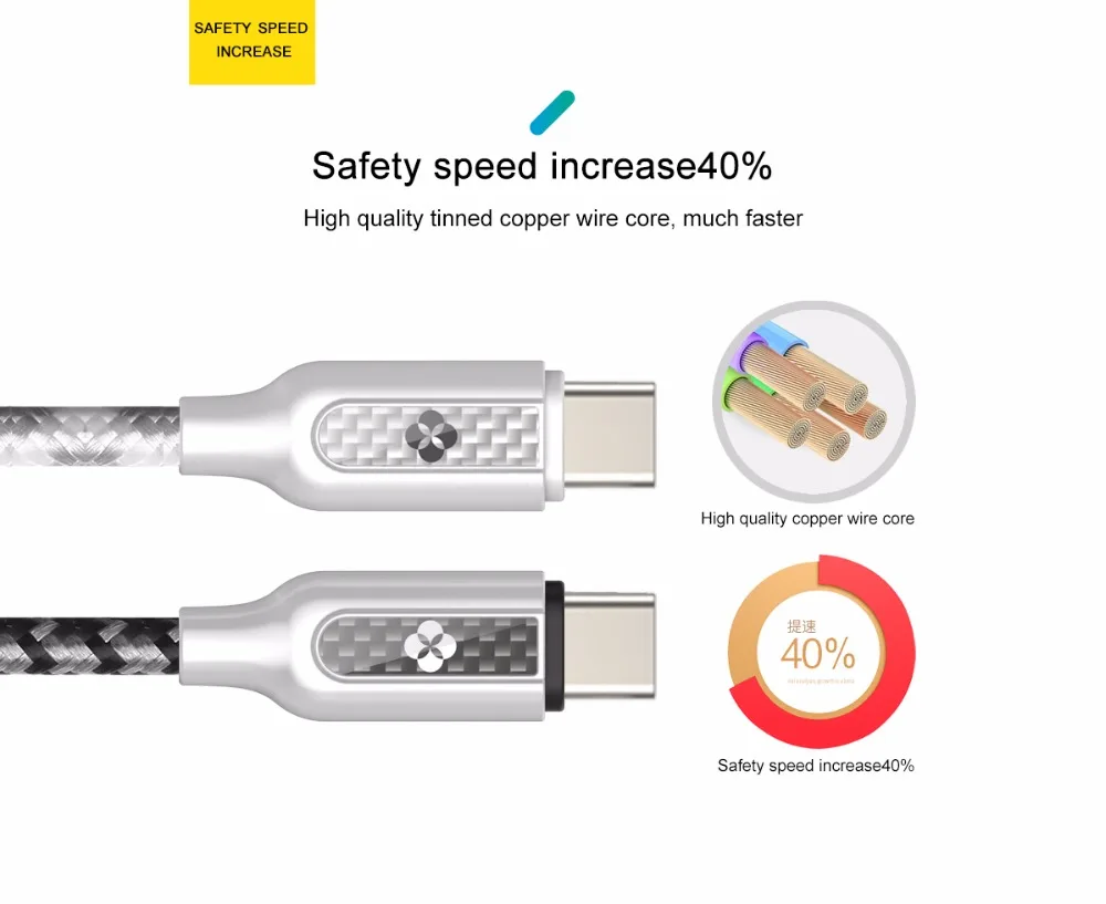TOTU Тип usb C кабель для samsung S10 S9 S8 A50 Xiaomi Redmi Note 7 быстрой зарядки USB-C Зарядное устройство мобильного телефона USBC Тип-C