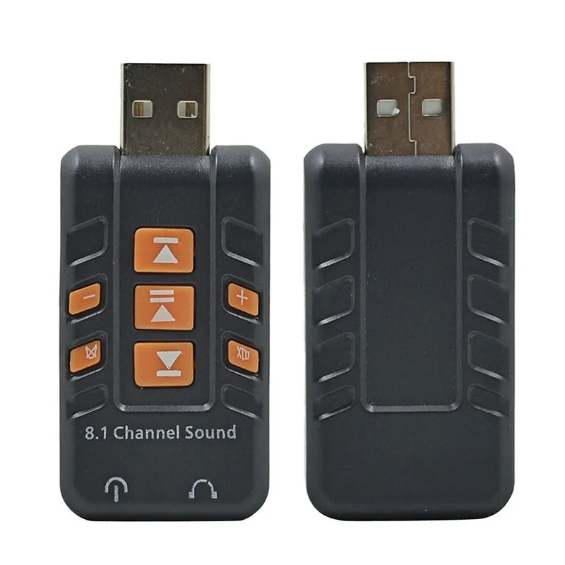 Звуковая карта USB 8 1 канала виртуальный аудио адаптер усилительный корпус белые и
