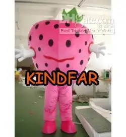 Горячая Распродажа милые Взрослый Костюм Mascot Клубничка ягоды нарядное платье на