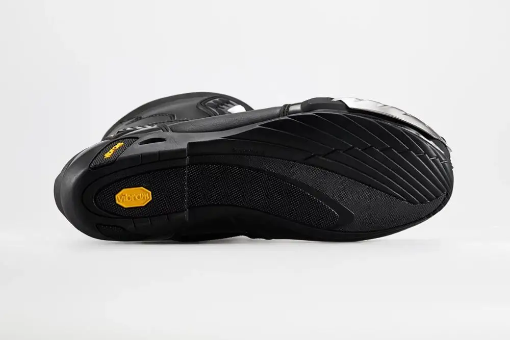 Новые кожаные ботинки для мотогонок нерва мотоциклетные спортивные езды на