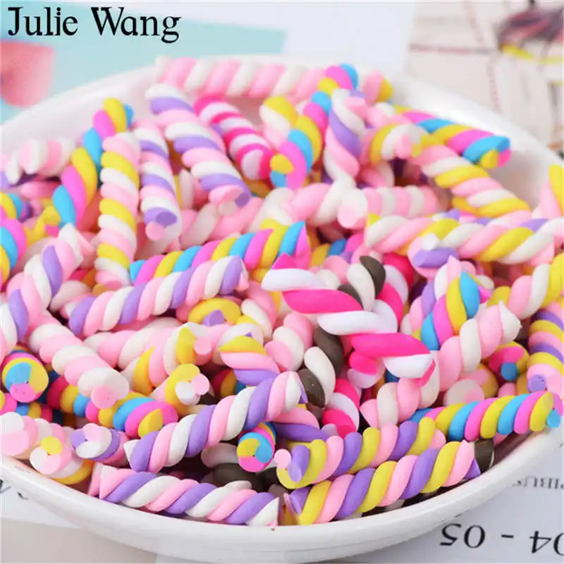Julie Wang 20 шт случайным образом смешанные смолы красочные мягкие радужные конфеты