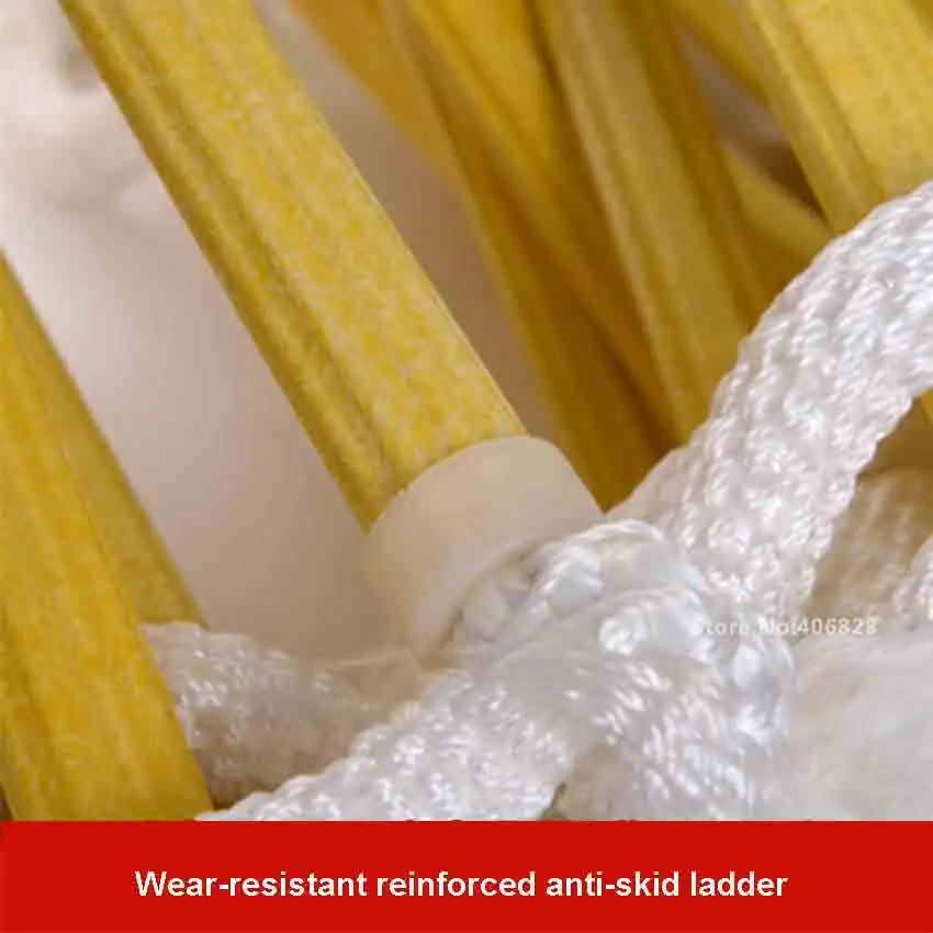 New 5M Upgrade Escape Ladder Wear-resistant Reinforced Anti-skid Soft Fire Inspection Rope 18-20MM (1-2nd floor) | Инструменты