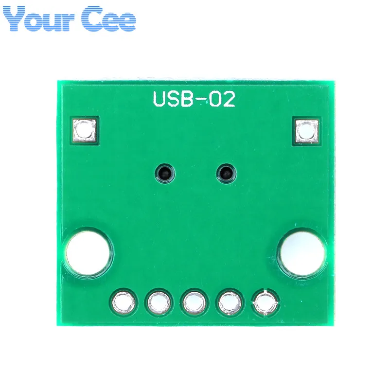 10 шт. мини USB для DIP адаптера преобразователь пластины 2 54 мм печатной платы DIY