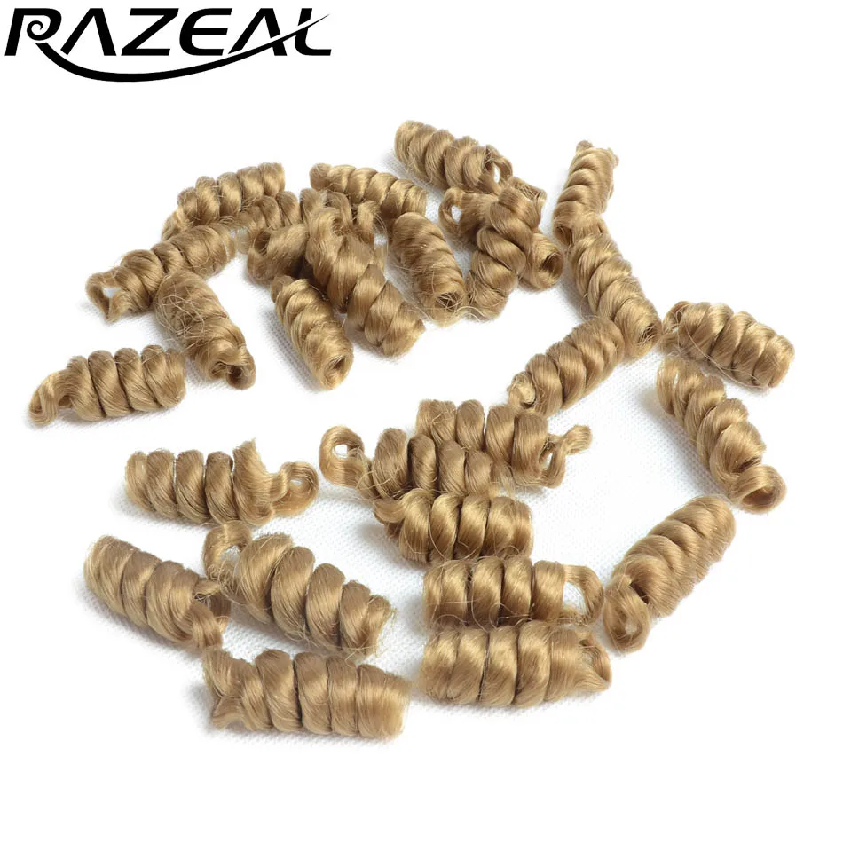 Razeal 6 &quotкосички для вязания крючком kenzie Curl большие вьющиеся волосы синтетические